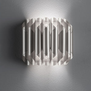 Applique da parete moderna Silver Cm. 32 x 16 x 30h