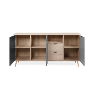 (3c)Credenza 3 ante con 2 cassetti cm 180 x 88 x 40 h (EPIK52) EFFEZ
