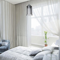 Lampada da soffitto Optical ASZ1027 con paralume in plastica fumè H67xL10.5