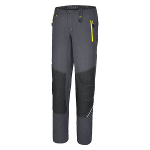 Pantalone da lavoro grigio L con dettagli gialli