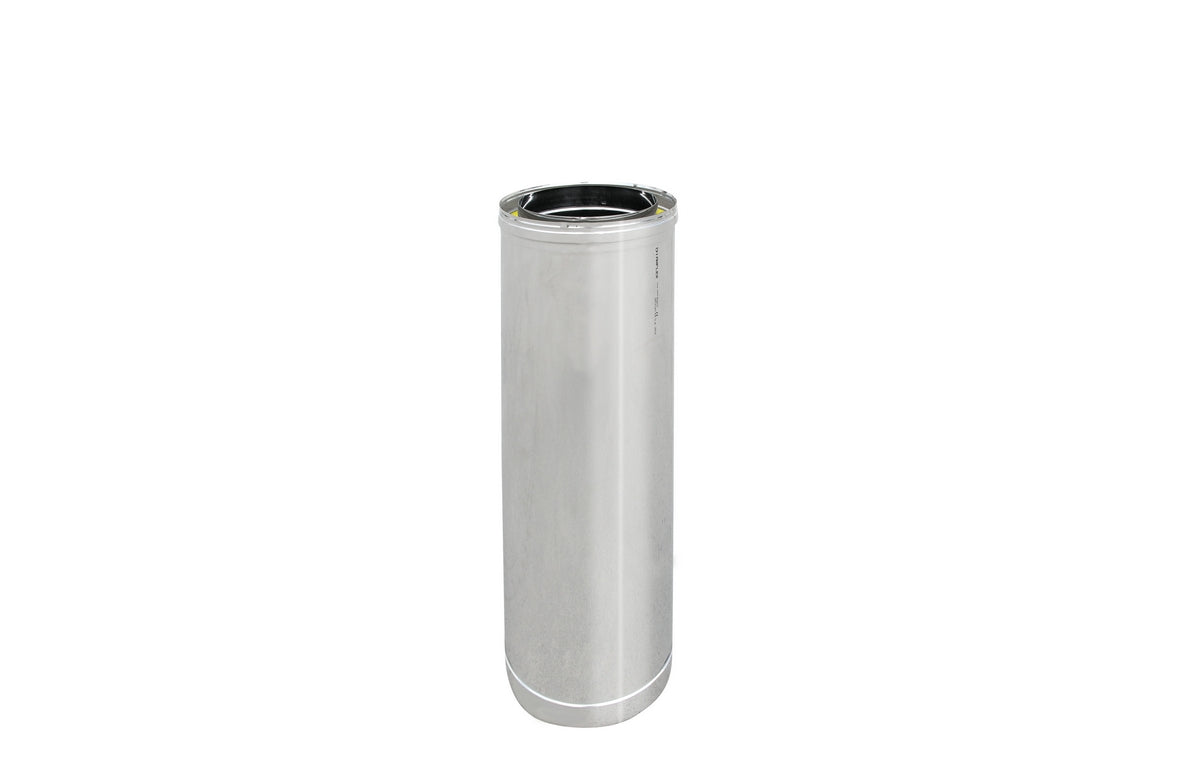 Tubo acciaio inox 316L doppia parete 0.50m - Diametro interno 250mm, esterno 300mm