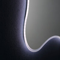 Specchio 100x75 con cornice a led