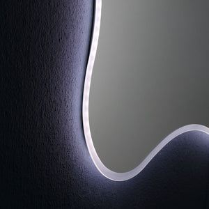 Specchio 100x75 con cornice a led