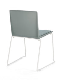 4x Sedia bianca/verde salvia 43.5x50x79