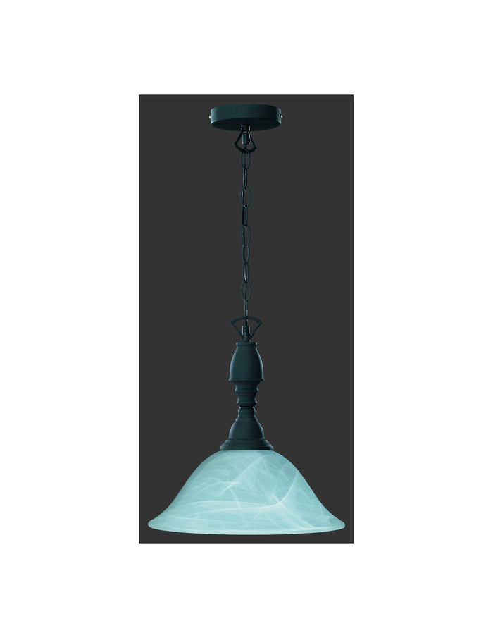 Sospensione Rustico Country Ruggine 1xE27 Ø33 cm Trio Lighting