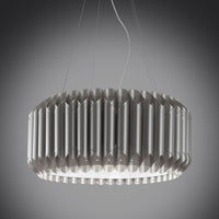 Sospensione 3 Luci Silver in Metallo Cromato Cm. 60 x 31h