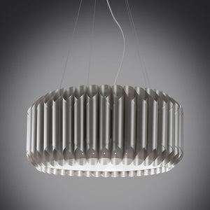 Sospensione 3 Luci Silver in Metallo Cromato Cm. 60 x 31h