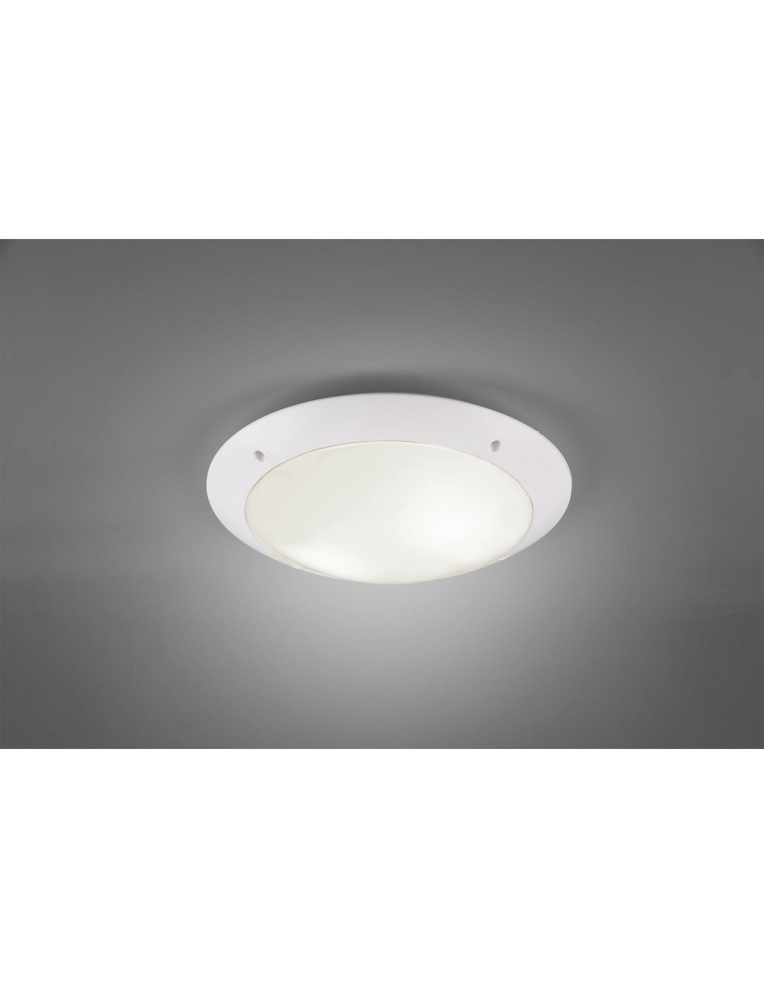 Plafoniera Da Esterno Camaro Bianco Opaco IP54 Ø33 cm Trio Lighting