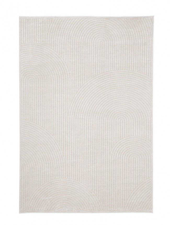 Tappeto beige 160x230 in tessuto