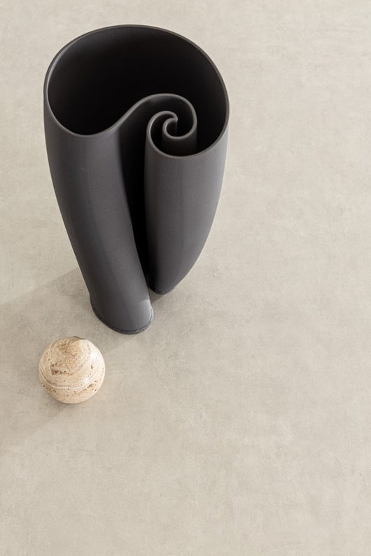 4x Decorazione sfera in marmo beige D.7