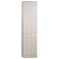 Armadio multiuso due ante un cassetto Eucalipto 46x34x h183 cm