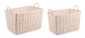 Set di cesto 58x38x37h e 65x45x40h