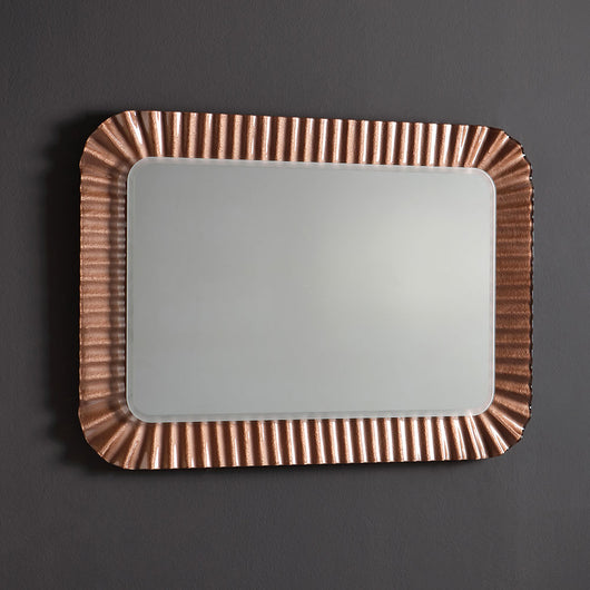 Specchio a led bronzo 94x68 cm