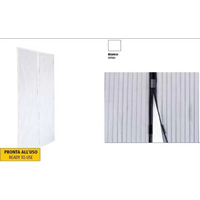 Zanzariera magnetica con magneti per porta colore bianco cm 120x240h