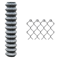 Rete griglia zincata 125x50 cm, rotolo 25 m