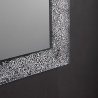 Specchiera reversibile 98x70 in vetro ghiaccio