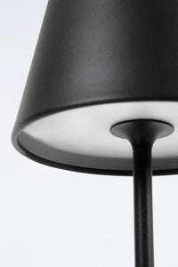 Lampada tavolo led Etna nero D.12 x 38h