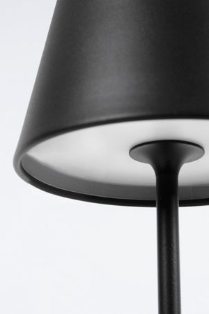 Lampada tavolo led Etna nero D.12 x 38h
