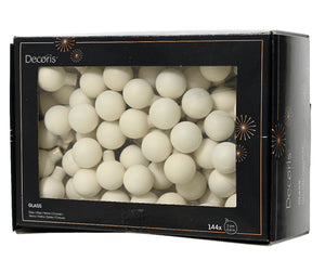 Box Grappolo Sfere ø2 cm bianco lana