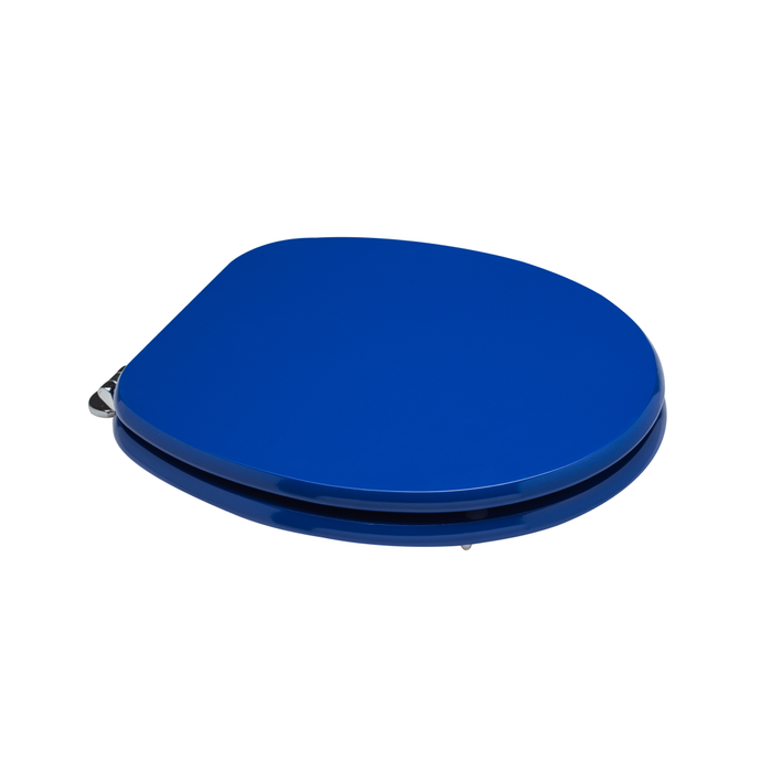 Sedile wc blu elettrico in MDF FSC