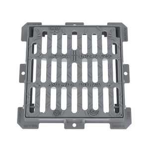 Caditoia piana in ghisa C250 60x60 cm