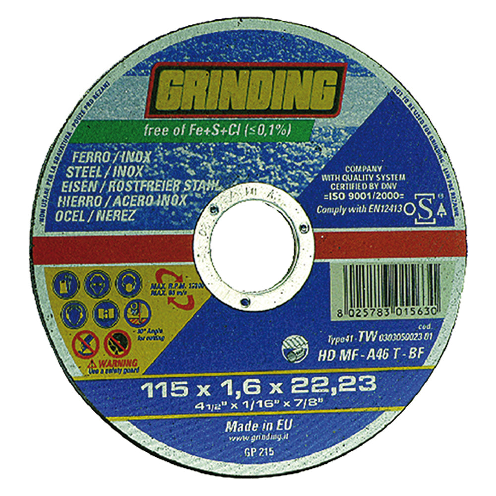 Mola abrasiva per inox e ferro 23x1,9 cm