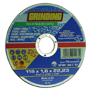 Mola abrasiva per inox e ferro 23x1,9 cm