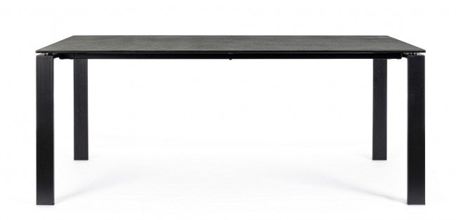 Tavolo antracite 180x90 cm in ceramica