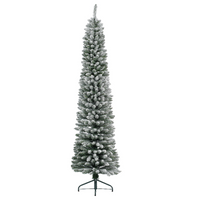 Albero di natale Pensil pine innevato 60 x H 210 cm