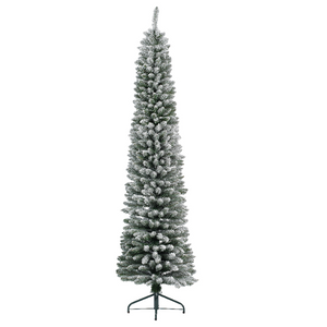 Albero di natale Pensil pine innevato 60 x H 210 cm