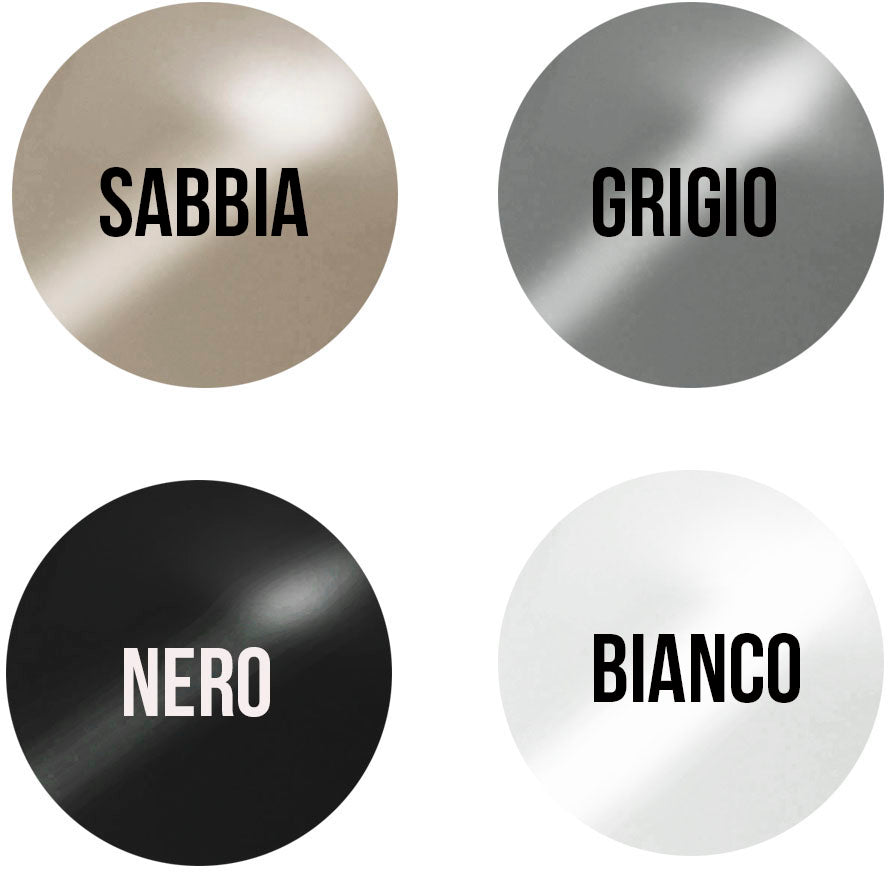 Lavabo da appoggio slim mod. 01 grigio cemento