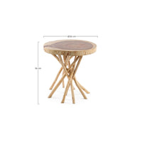 Tavolino in Legno Cm. 56 x 56