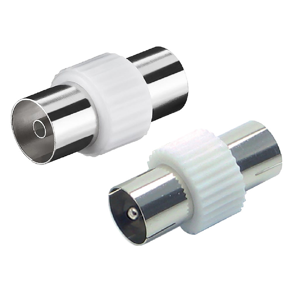 Adattatore cavo antenna TV femmina-femmina