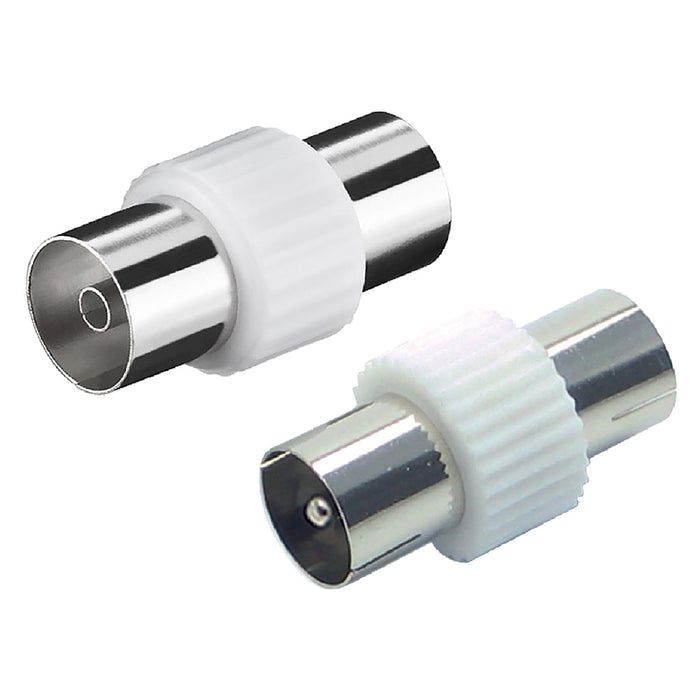 Adattatore cavo antenna TV femmina-femmina