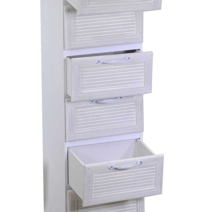 Portacandele metallo arezzo bianco 2 posti cm31x15,5h44