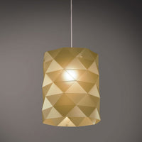 Sospensione New Gold in Metallo Cromato Cm. 27 x 32 h