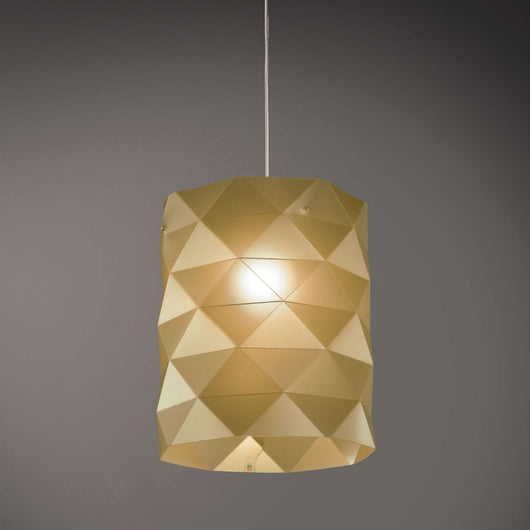 Sospensione New Gold in Metallo Cromato Cm. 27 x 32 h