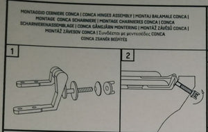 Sedile copri wc ceramica conca champagne