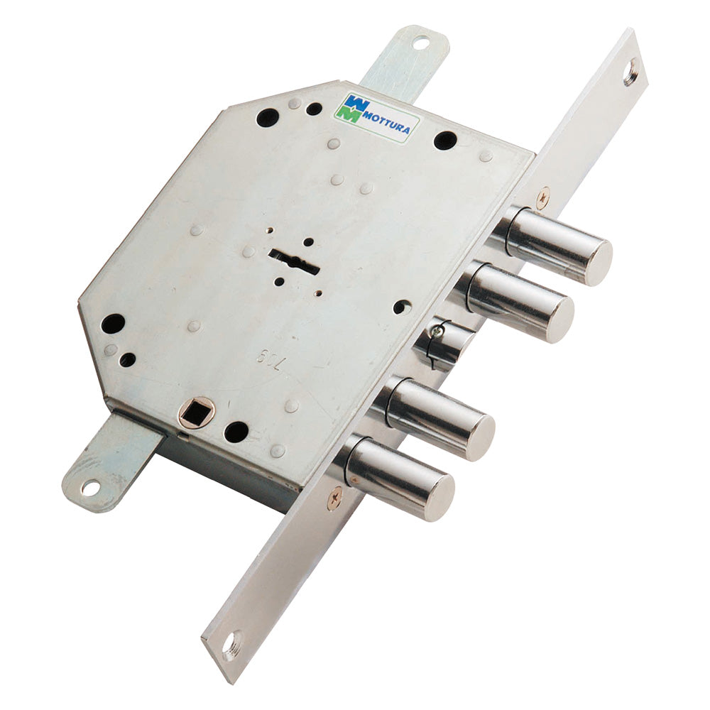 Serratura Da Infilare Triplice Per Porte Blindate  Sx E 60 - Mm 132 X 165