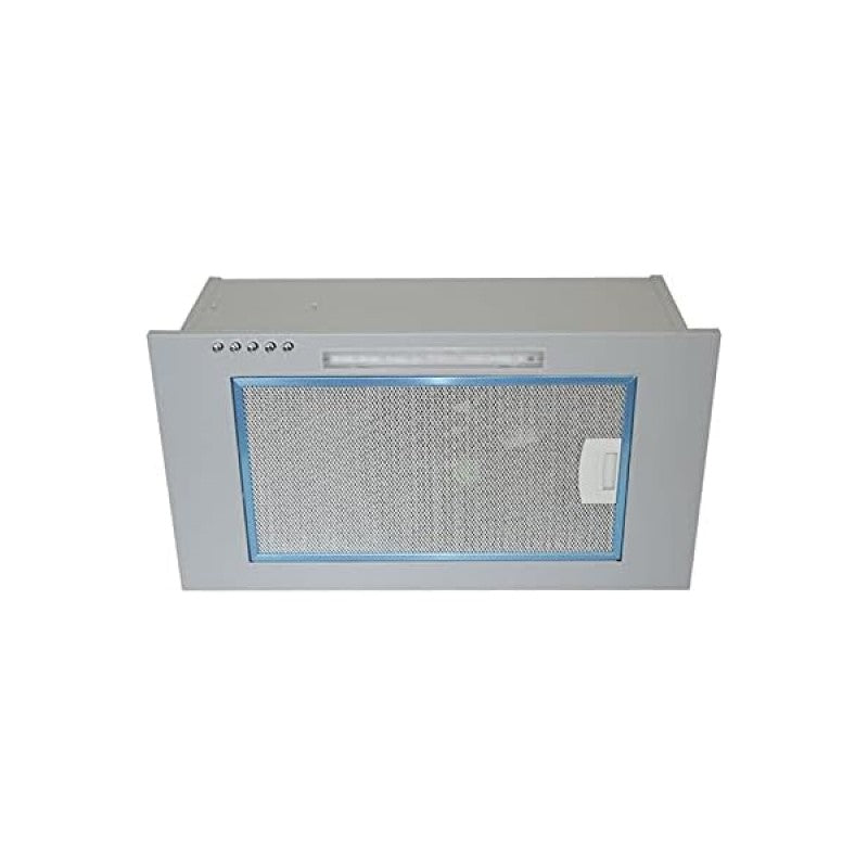 Cappa aspirante sottopensile in acciaio inox a parete luce a led  52x27.7 cm