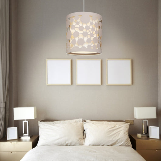 Lampada da soffitto Summer ASZ1179 con intagli colore beige H76xL23.5