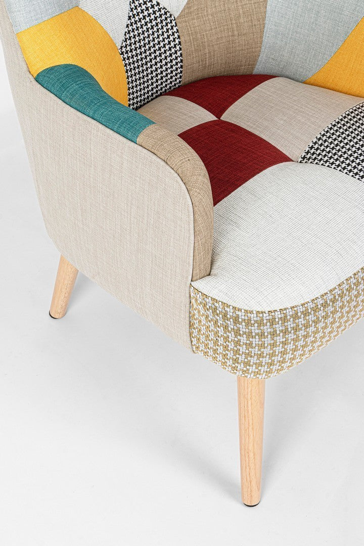 Poltrona tessuto patchwork Galatea