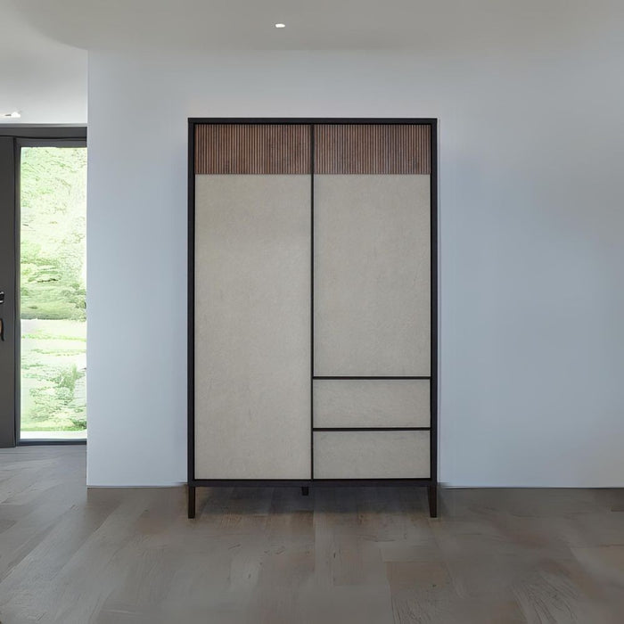 Mobile 106x40x177 cm lava e argilla