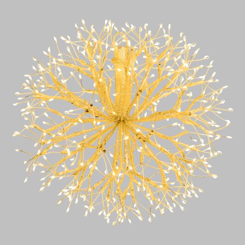 Ramo sfera ricco champagne ø30cm 384 led