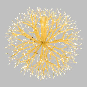 Ramo sfera ricco champagne ø30cm 384 led