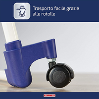Leifheit Pegasus 200 Solid Deluxe Mobile Stendibiancheria