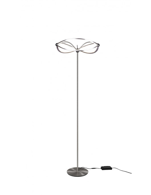 Piantana Moderna Charivari Fiocco Led Nichel Trio Lighting