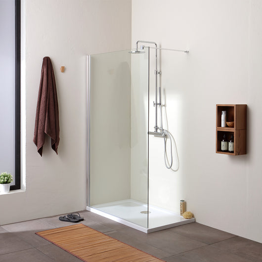 Doccia walk-in 110x190 cm cristallo 8 mm