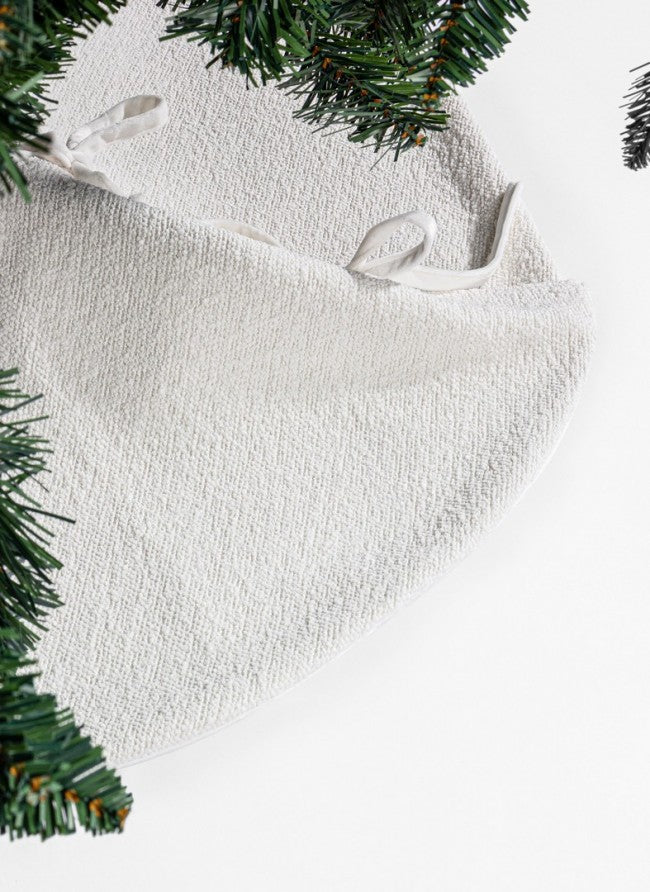 4x Copribase Albero Teddy Bianco D90