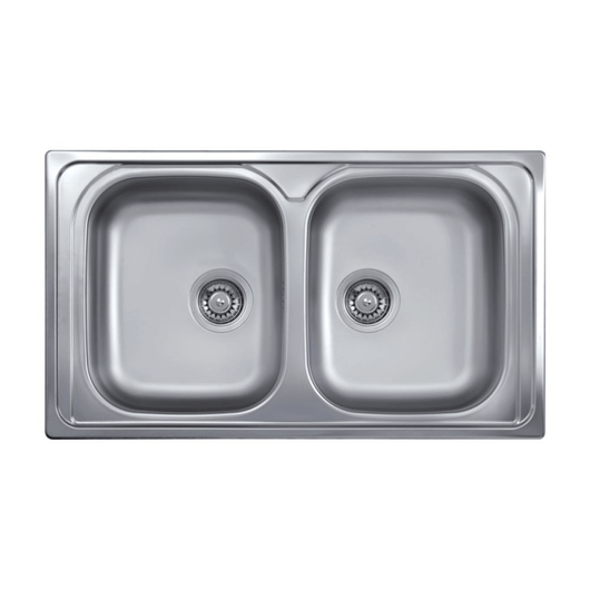 Lavello da incasso 86x50 2 vasche SAXT322A EFFEZ